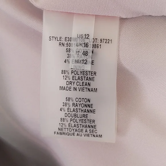 NWT Elie Tahari Wendy Jacket Sand - Picture 6 of 6